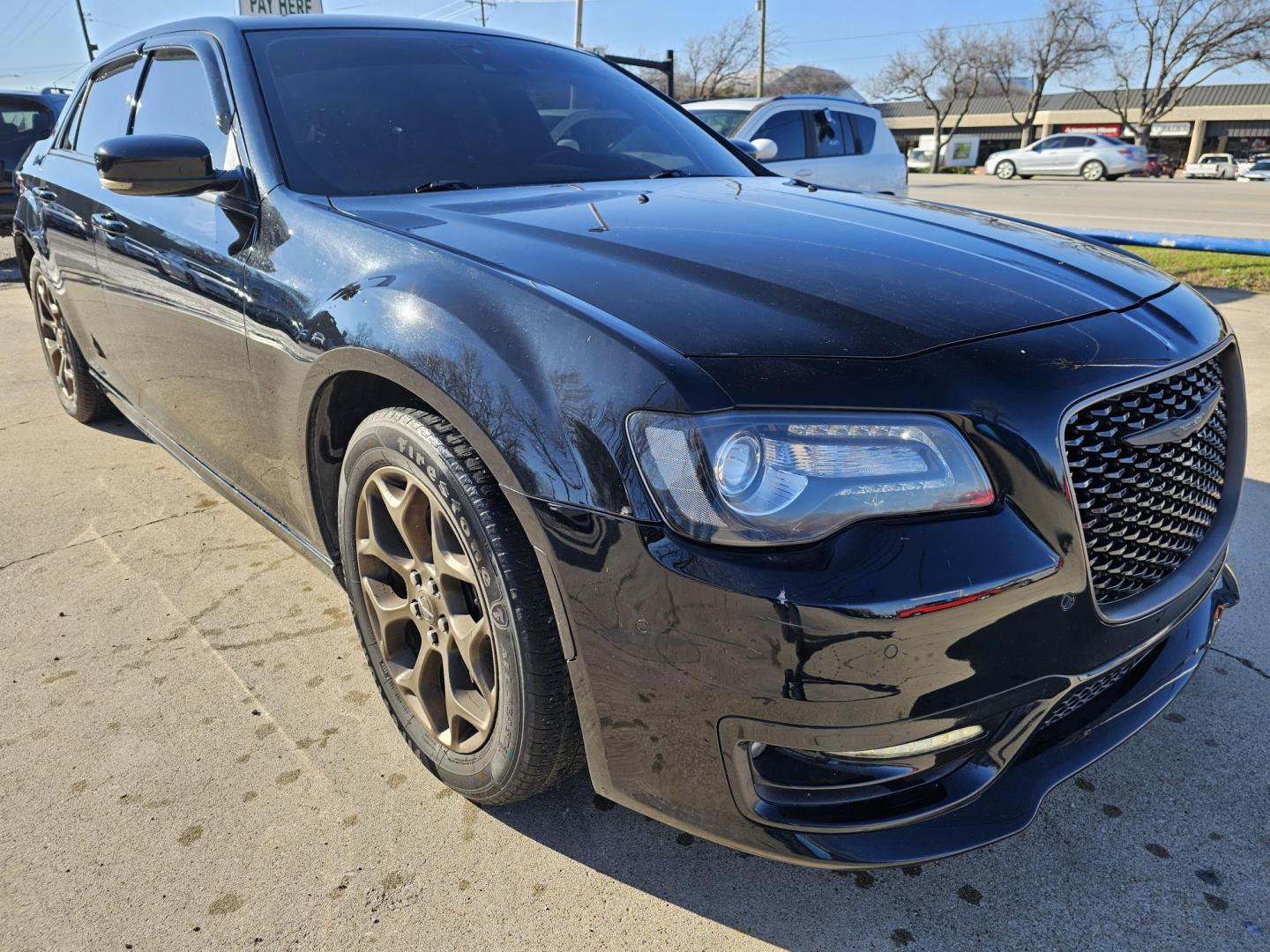 2016 Black Chrysler 300 (2C3CCAGG4HH) , located at 2020 East Division Street, Arlington, TX, 76011, (817) 801-3191, 32.742390, -97.076874 - Photo#0