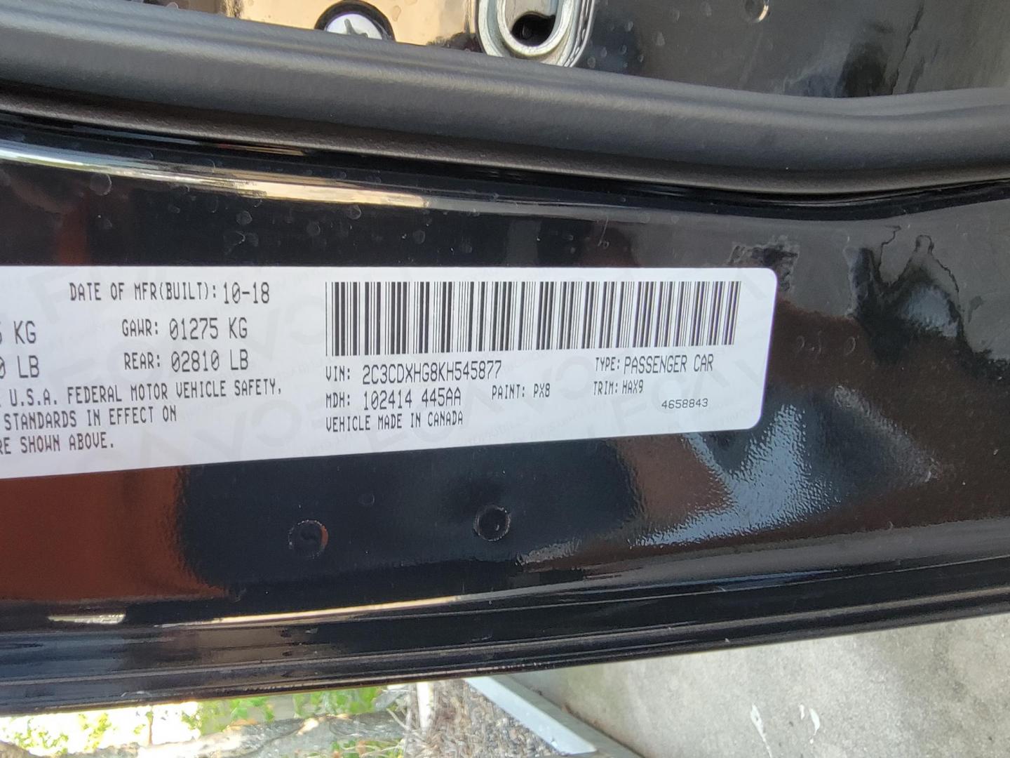 2019 Black Dodge Charger SXT Plus (2C3CDXHG8KH) with an 3.6L V6 DOHC 24V engine, 8A transmission, located at 2020 East Division Street, Arlington, TX, 76011, (817) 801-3191, 32.742390, -97.076874 - Photo#27