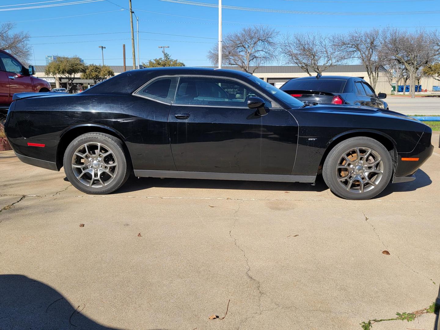 2017 Black Dodge Challenger GT (2C3CDZGG8HH) with an 3.6L V6 DOHC 24V engine, 8A transmission, located at 2020 East Division Street, Arlington, TX, 76011, (817) 801-3191, 32.742390, -97.076874 - Photo#2