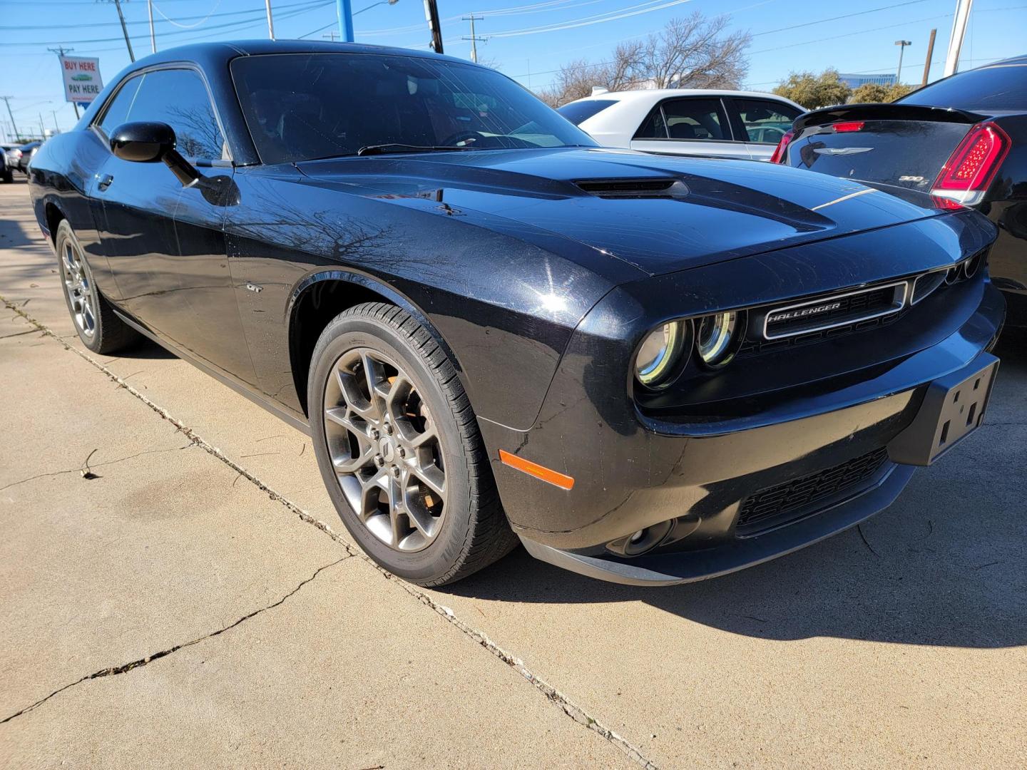 2017 Black Dodge Challenger GT (2C3CDZGG8HH) with an 3.6L V6 DOHC 24V engine, 8A transmission, located at 2020 East Division Street, Arlington, TX, 76011, (817) 801-3191, 32.742390, -97.076874 - Photo#0