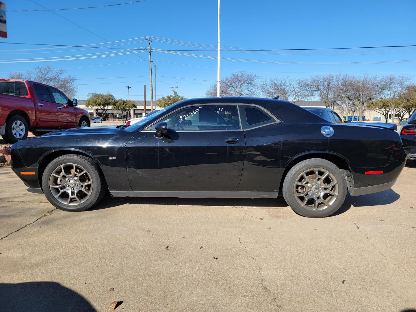 2017 Black Dodge Challenger GT (2C3CDZGG8HH) with an 3.6L V6 DOHC 24V engine, 8A transmission, located at 2020 East Division Street, Arlington, TX, 76011, (817) 801-3191, 32.742390, -97.076874 - Photo#7