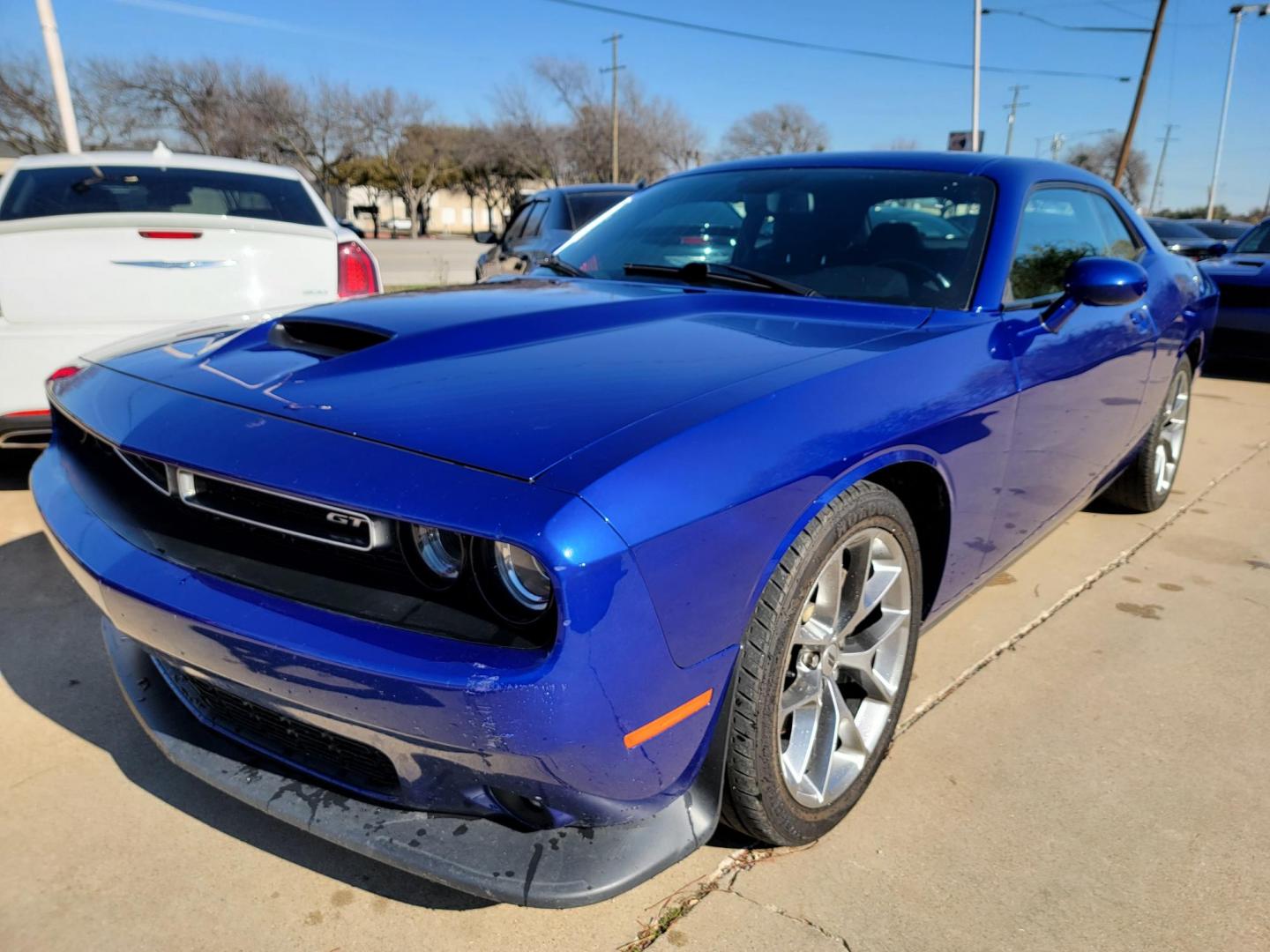 2021 Blue Dodge Challenger GT (2C3CDZJG8MH) with an 3.6L V6 DOHC 24V engine, 8A transmission, located at 2020 East Division Street, Arlington, TX, 76011, (817) 801-3191, 32.742390, -97.076874 - Photo#6