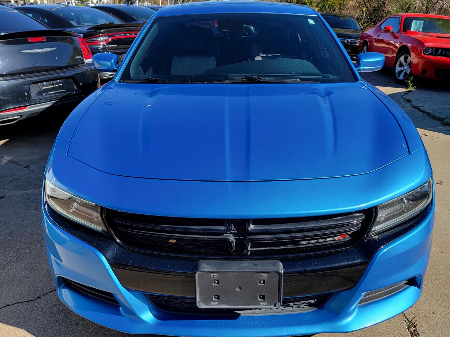 2015 Blue Dodge Charger R/T (2C3CDXCTXFH) with an 5.7L V8 OHV 16V engine, 8-Speed Automatic transmission, located at 2020 East Division Street, Arlington, TX, 76011, (817) 801-3191, 32.742390, -97.076874 - Photo#7