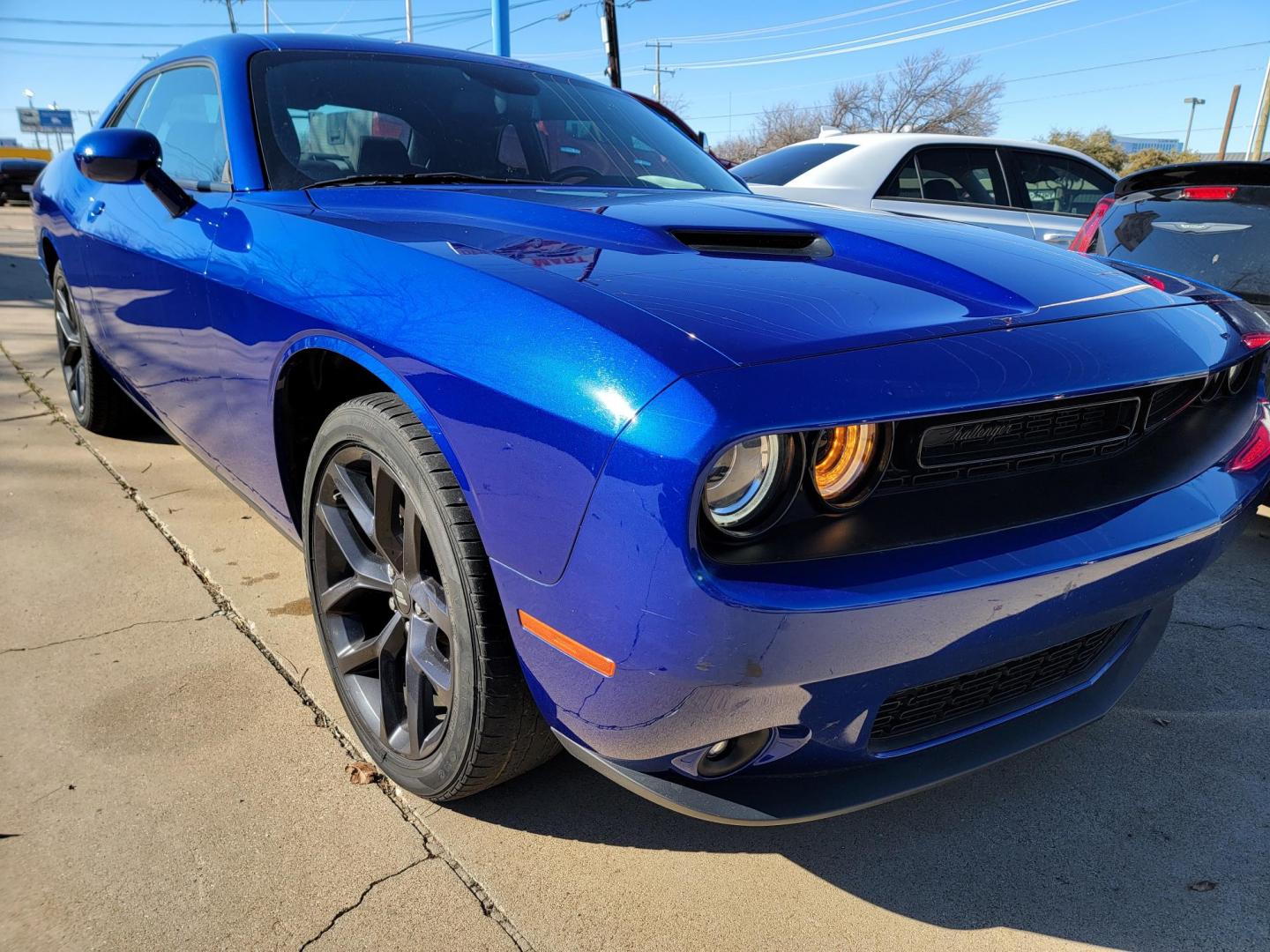 2022 Dodge Challenger SXT (2C3CDZAG5NH) with an 3.6L V6 DOHC 24V engine, 8A transmission, located at 2020 East Division Street, Arlington, TX, 76011, (817) 801-3191, 32.742390, -97.076874 - Photo#0