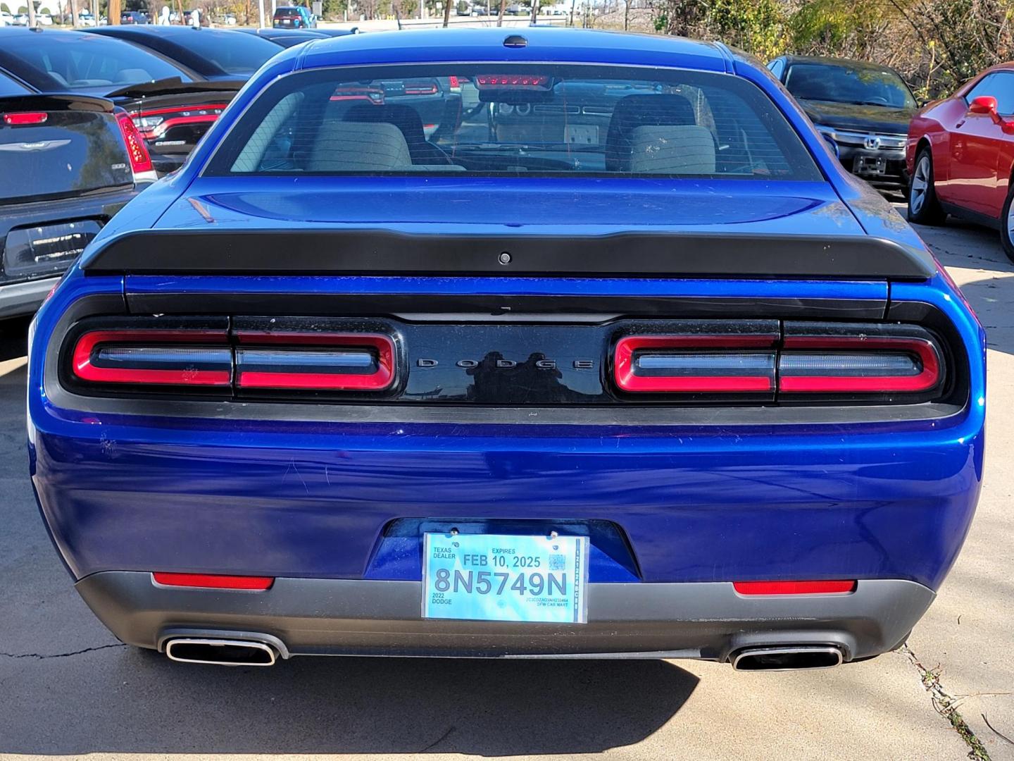 2022 Dodge Challenger SXT (2C3CDZAG5NH) with an 3.6L V6 DOHC 24V engine, 8A transmission, located at 2020 East Division Street, Arlington, TX, 76011, (817) 801-3191, 32.742390, -97.076874 - Photo#3